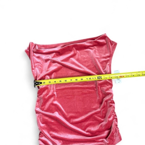 Old Navy Rich Pink Satin Top - Picture 3 of 5